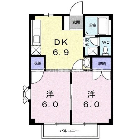 サンフレール　白神の物件間取画像